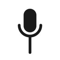 Microphone icon vector. vector