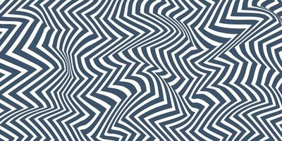 Abstract stripes optical art wave line background. Vector illustration