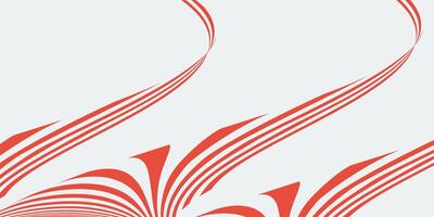 Abstract stripes red wave line background. Vector illustration