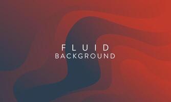 Abstract wave red fluid background. vector