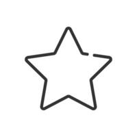 star favorite pin vector