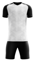 Fußball Uniform auf transparent Hintergrund Vorderseite Aussicht png