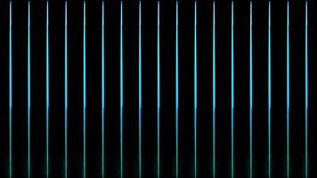 Glowing looping neon effect background, black background. video