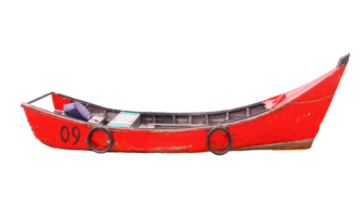 een traditioneel Aziatisch visvangst houten boot png