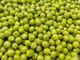 Fresh Green Peas Mattar Seeds, Peas Vegetable Top Background photo