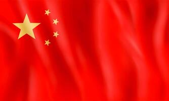 popular republic of china illustration flag. photo