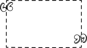 noir et blanc pointillé ligne discours bulle ballon avec citation Des marques, icône autocollant note mot-clé planificateur texte boîte bannière, plat png transparent élément conception