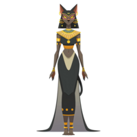 AI generated An illustration of Bastet, mythic creature png