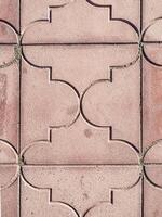 Terracotta exterior tile texture background photo