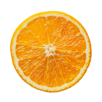 AI generated Orange slice Isolated on transparent background png