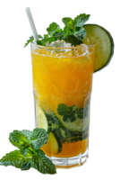 AI generated Refreshing Summer Cucumber and Carrot Juice With Fresh Mint and Cucumber Slices Created With Generative AI Technology png