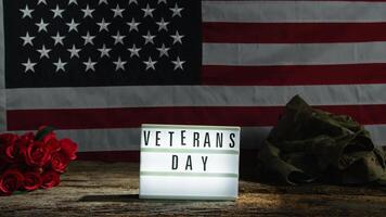 Veterans Day Sign photo