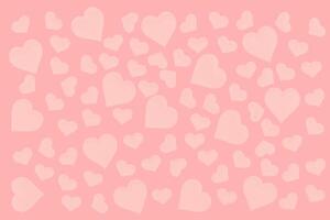 tinted photograph, pink color. pink hearts on a pink background. Background for a postcard photo