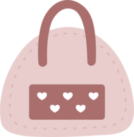 hand drawn handbag cartoon png