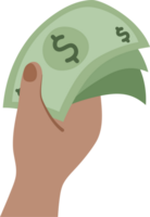 cute financial element doodle cartoon png