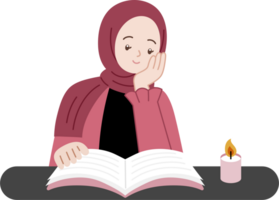 people reading book cartoon character png