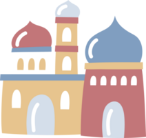 dibujos animados mezquita garabatear ilustración png
