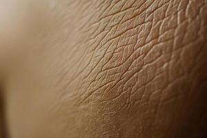 AI generated extreme macro shot of male skin texture photo