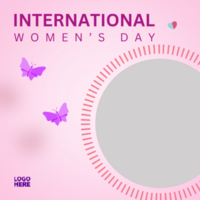 Happy international womens day psd