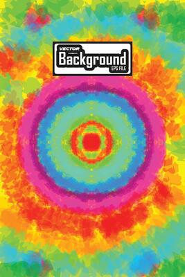 Colorful Abstract Tie Dye Vector stock illustrations