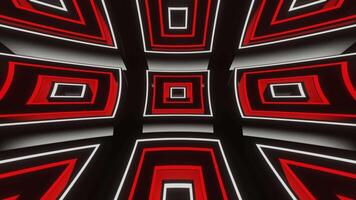 Red and White Hypnotic Abstract Movement Background VJ Loop video