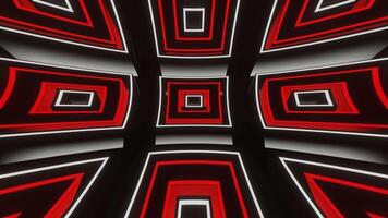 Red and White Hypnotic Abstract Movement Background VJ Loop video