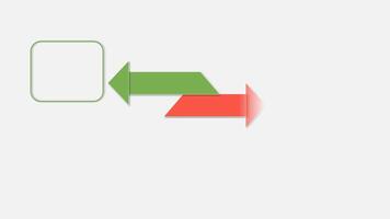 animação colorida em branco forma para Projeto infográfico modelos em cinzento fundo. video