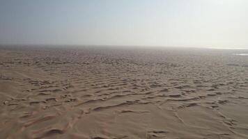 eindeloos zand duinen in namib woestijn dar visie video