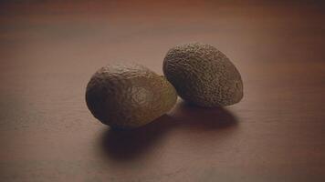 vers biologisch avocado fruit voedsel achtergrond video