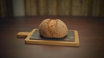gebakken gebakje brood brood voedsel voeding producten weergegeven video