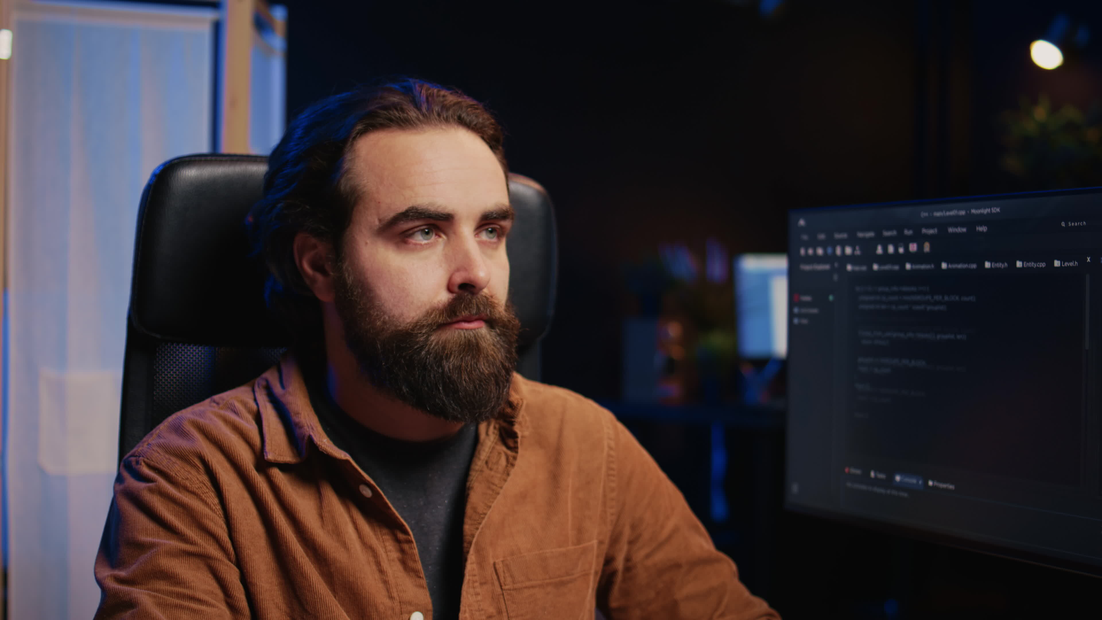 Developer overthinking solutions while doing programming during remote ...