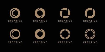 collection of initial letter O logo design template. vector