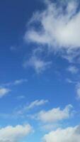 High Angle Wide Panoramic View of Rain Clouds over England video