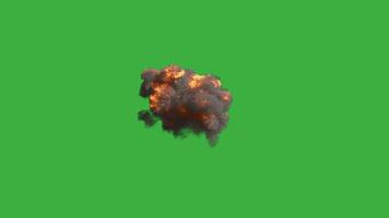 green screen explosion