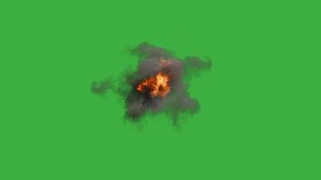 green screen explosion