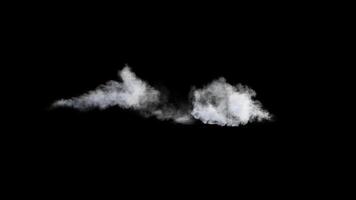 Wolke Cirrus Animation Konzept. 3d machen video