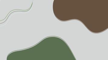 Abstract creative background in minimal trendy style with earth colors copy space for text. Earth tone vector