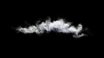 Wolke Cirrus Animation Konzept. 3d machen video