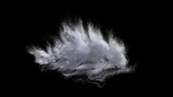 Wolke Cirrus Animation Konzept. 3d machen video