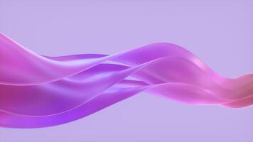 Soft Flowing Colorful Glossy Shapes Background video