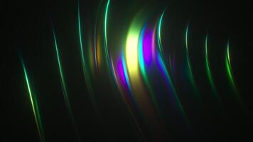 Neon Glowing Dark Iridescent Smooth Shapes Background video