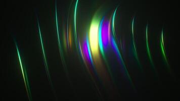 Neon Glowing Dark Iridescent Smooth Shapes Background video