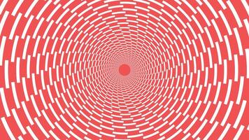 Abstract spiral simple vortex style urgency background in red color. vector