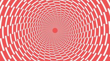 Abstract spiral simple vortex style urgency background in red color. vector