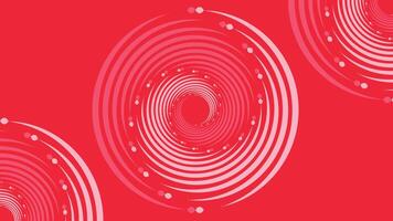 Abstract spiral dotted vortex style urgency red pink color background. vector