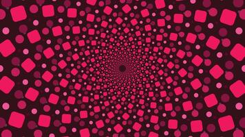 Abstract spiral vortex pink color minimalist background. vector