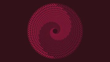 Abstract spiral vortex pink color minimalist background. vector