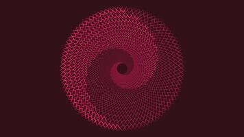 Abstract spiral vortex pink color minimalist background. vector