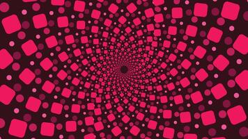Abstract spiral vortex pink color minimalist background. vector