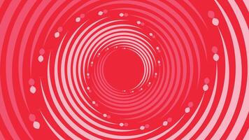 Abstract spiral dotted vortex style urgency red pink color background. vector